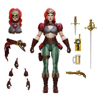 Boss Fight Studio Epic H.A.C.K.S. Action Figure 1/12 Red Sonja Steampunk