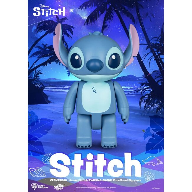 Beast Kingdom Toys Lilo & Stitch Syaking Bang Vinyl Bank Stitch 30 cm