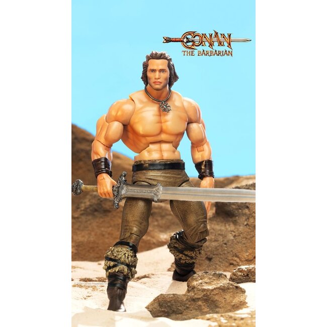 Conan the Barbarian 1982 Deluxe Action Figure Conan Iconic Pose 18 cm