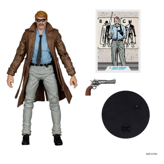 Batman Year One (Teil 4) DC Multiverse Actionfigur Lt. James Gordon (Gold Label) 18 cm