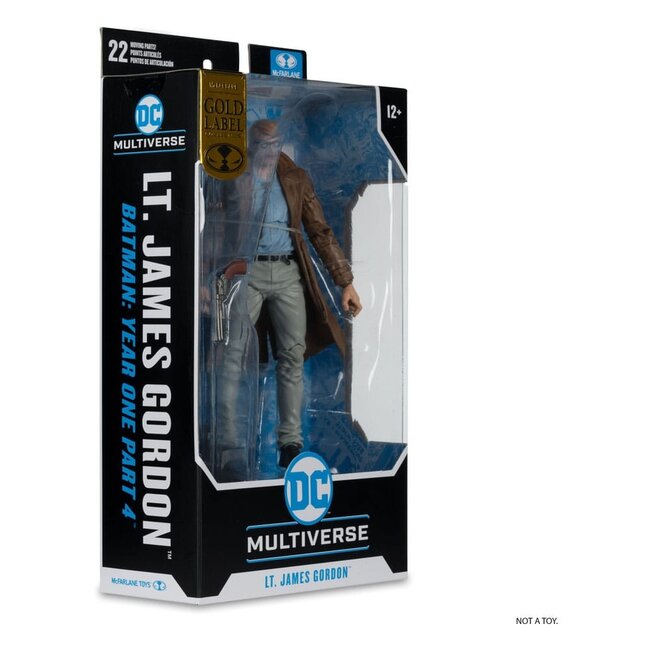 Batman Year One (Teil 4) DC Multiverse Actionfigur Lt. James Gordon (Gold Label) 18 cm