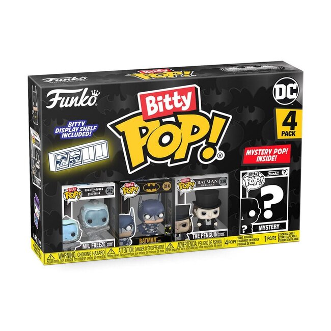 Batman 85. Jubiläum Bitty POP! Vinylfigur 4er-Pack Freeze 2,5 cm