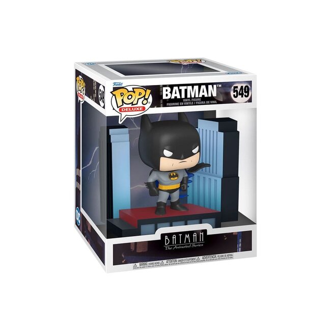 Batman The Animated Series POP! Deluxe Vinylfigur Batman auf dem Dach 9 cm