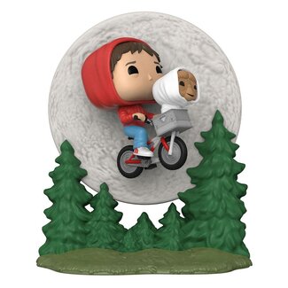 Funko E.T. the Extra-Terrestrial POP! Moment Vinyl Figure Elliot and ET Flying (GITD) 9 cm