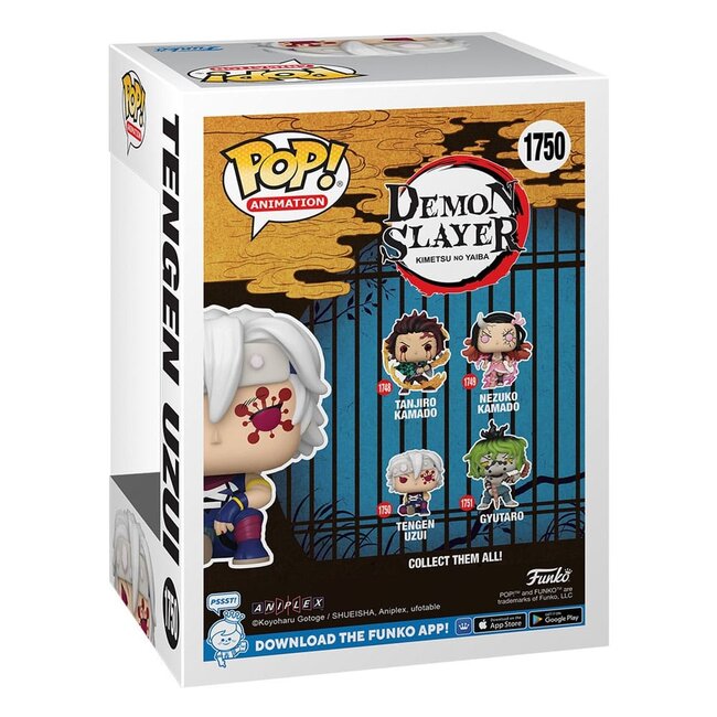 Demon Slayer: Kimetsu no Yaiba POP! Animation Vinyl Figuren Tengen (Flash Back) 9 cm