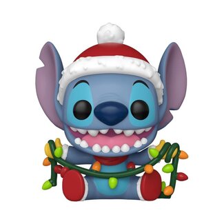 Funko Disney POP! Vinylfigur Holiday Stitch mit Lichtern 9 cm