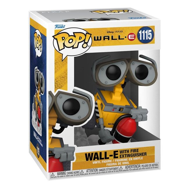 Wall-E POP! Movies Vinylfigur Wall-E mit Feuerlöscher 9 cm