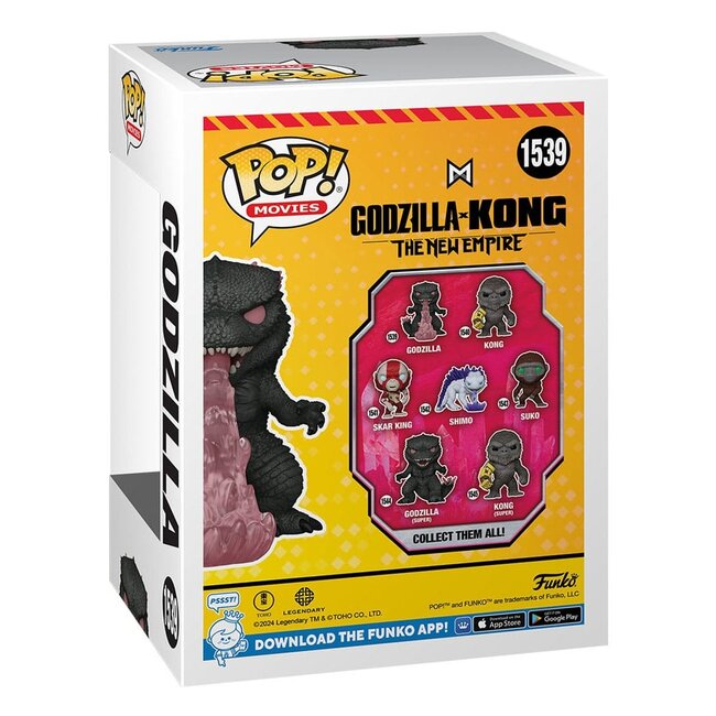 Godzilla vs. Kong 2 POP! Movies Vinylfigur Godzilla mit Heat-Ray 9 cm