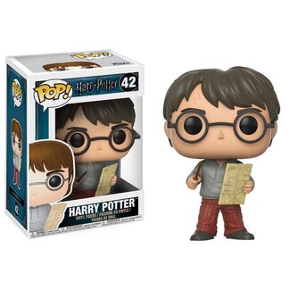 Funko Harry Potter POP! Movies Vinyl Figure Harry Potter with Marauders Map 9 cm