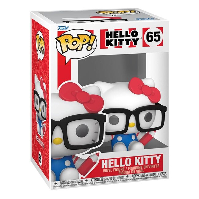 Hello Kitty POP! Sanrio Vinyl Figur Hello Kitty Nerd 9 cm