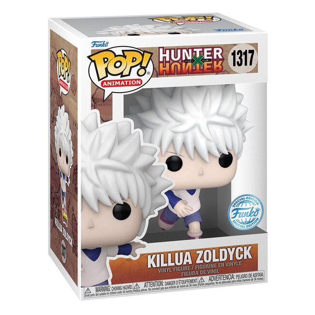 Hunter x Hunter POP! Animation Vinylfiguren Killua mit Skateboard 9 cm