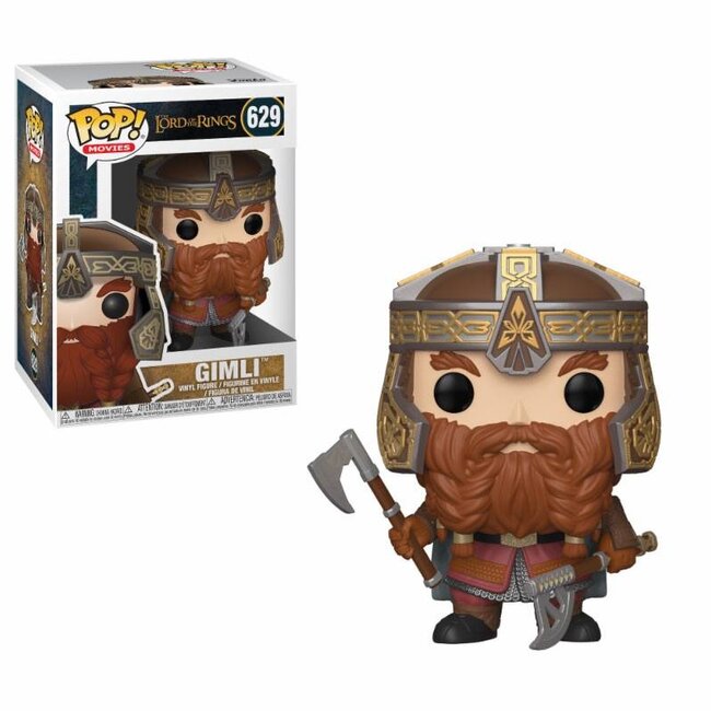 Funko Herr der Ringe POP! Movies Vinylfigur Gimli 9 cm