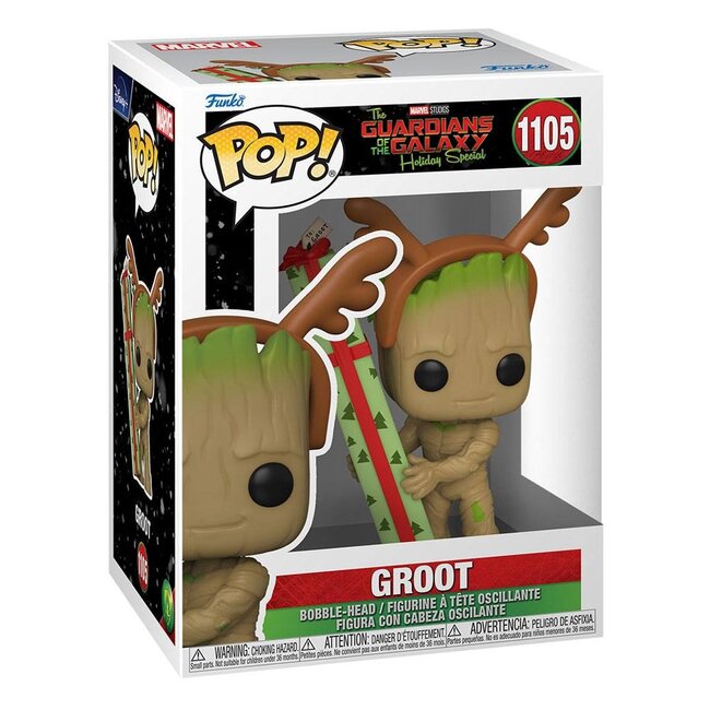 Guardians of the Galaxy Holiday Special POP! Heroes Vinylfigur Groot 9 cm