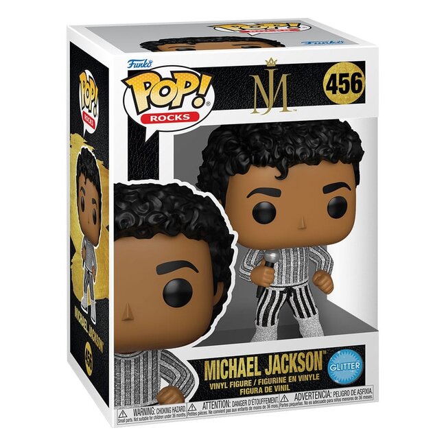 Michael Jackson POP! Rocks Vinyl Figur Rock With You (GL) 9 cm