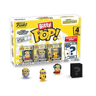 Funko Minions Bitty POP! Vinyl Figure 4-Pack Roller Skating Stuart 2,5 cm