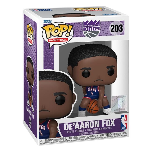 NBA Legends POP! Sports Vinyl Figuur Kings - De'Aaron Fox (CE 24) 9 cm