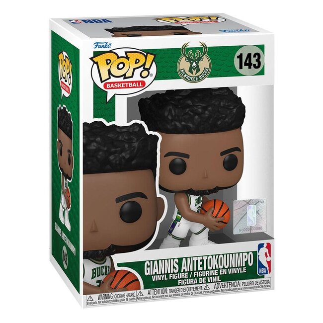 NBA Bucks POP! Basketbal Vinyl Figuur Giannis (City Edition 2021) 9 cm