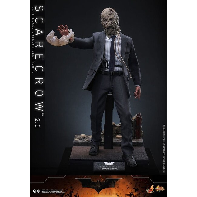 Batman Begins Movie Masterpiece Actionfigur 1/6 Scarecrow 2.0 30 cm
