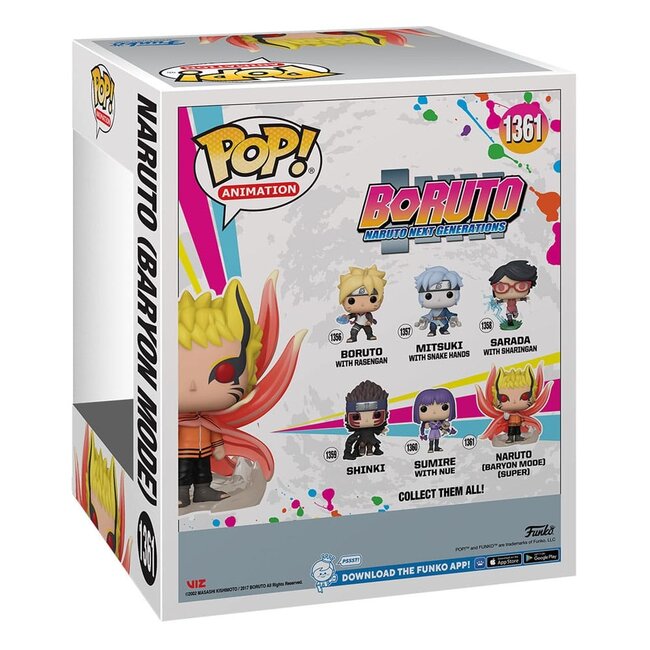 Boruto – Naruto Next Generations Super Sized POP! Vinylfigur Baryon Naruto 15 cm