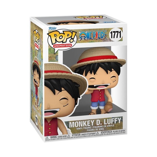 One Piece POP! Animation Vinyl Figuren Ruffy (Refresh) 9 cm