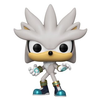 Funko Sonic the Hedgehog POP! Games Vinyl Figure Sonic 30th - Silver the Hedgehog 9 cm