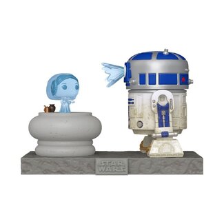 Funko Star Wars POP! Deluxe Vinylfigur R2D2 mit Leia 9 cm