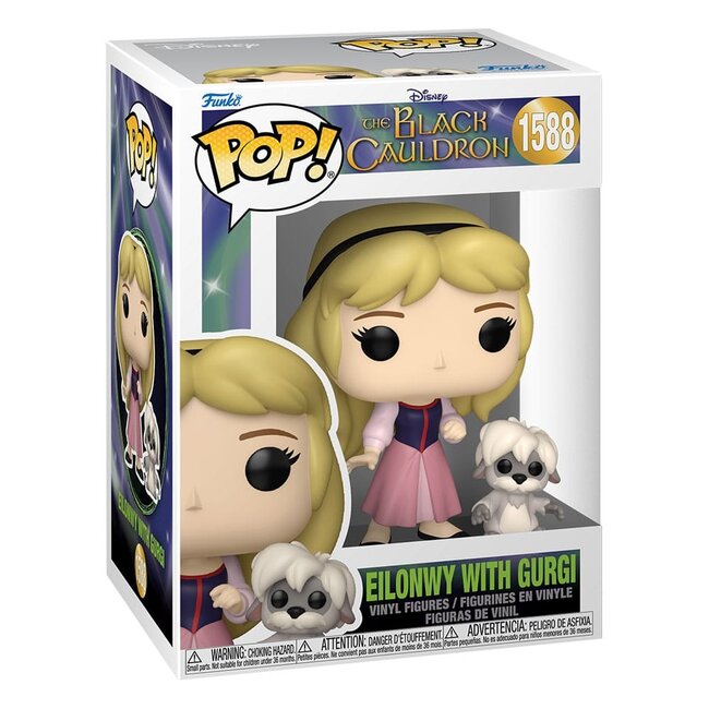 De Zwarte Ketel POP! Disney vinylfiguur Eilonwy met Gurgi 9 cm