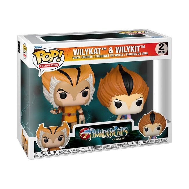 Thundercats POP! Vinylfiguren 2er-Pack Wilykat & Wilykit 9 cm