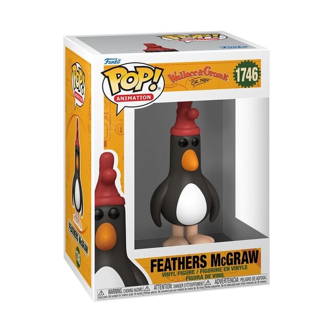 Wallace & Gromit POP! Animatie Vinyl Figuur Feathers McGraw 9 cm
