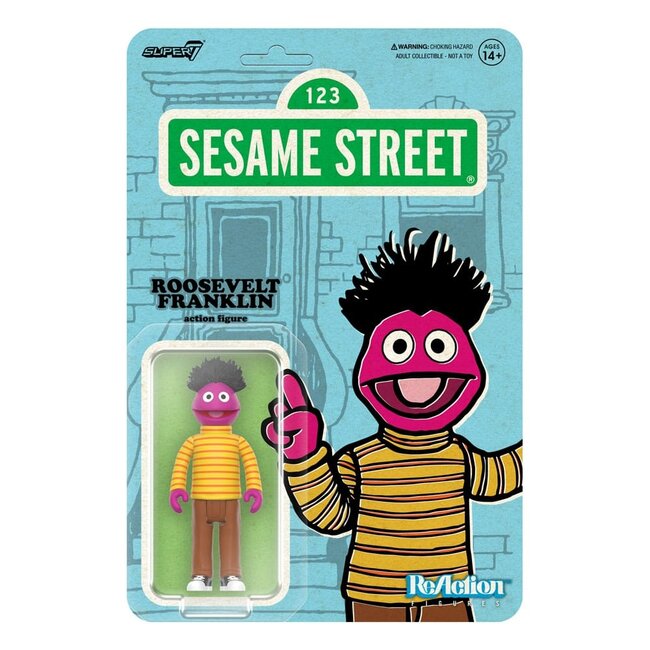 Sesame Street ReAction Action Figure Wave 04 Roosevelt Franklin 10 cm