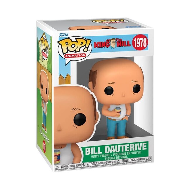 King of the Hill POP! TV Vinyl Figur Bill Dauterive 9 cm