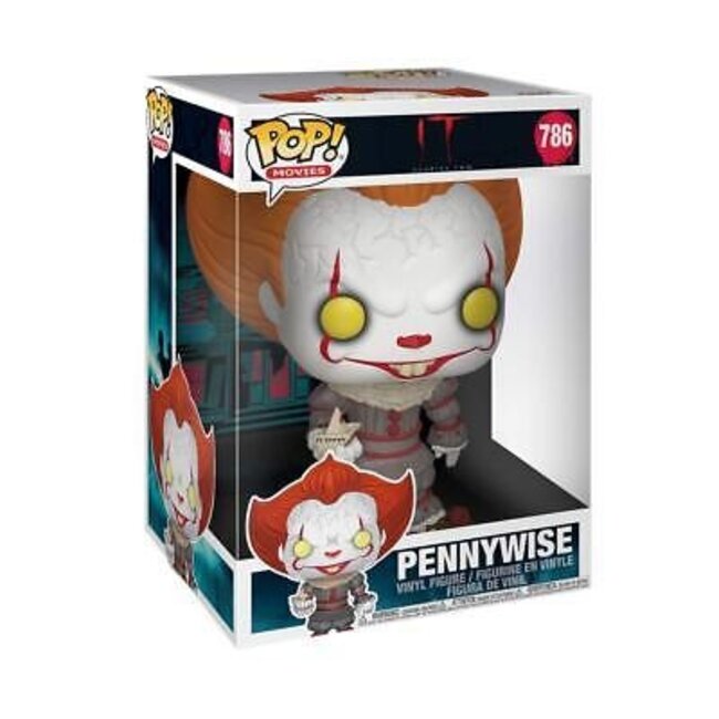 Stephen Kings Es 2 Super Sized POP! Vinylfigur Pennywise mit Boot 25 cm