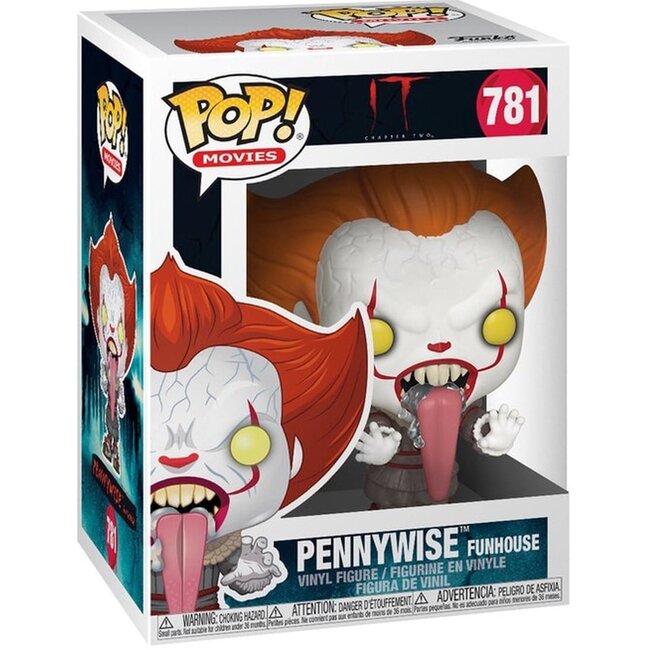 Stephen King's It 2 POP! Movies Vinyl Figure Pennywise w/ Dog Tongue 9 cm