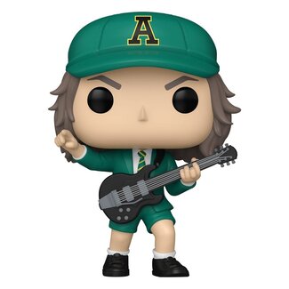 Funko AC/DC POP! Rocks Vinyl Figure Angus Young(Green) 9 cm