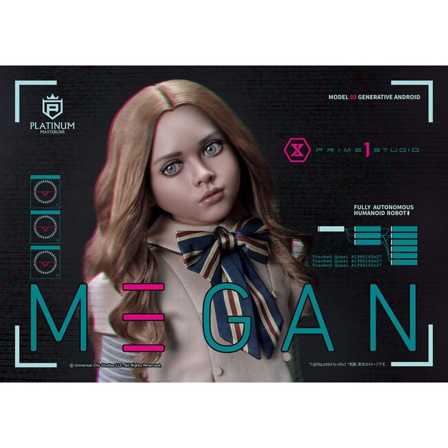 M3gan Platimum Masterline Series Statue 1/3 M3Gan 50 cm