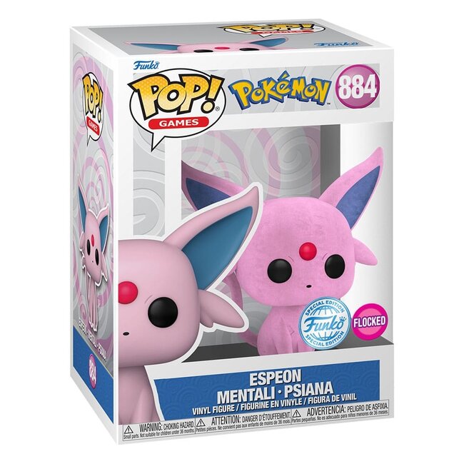 Pokemon POP! Games Vinylfigur Flocked Espeon 9 cm