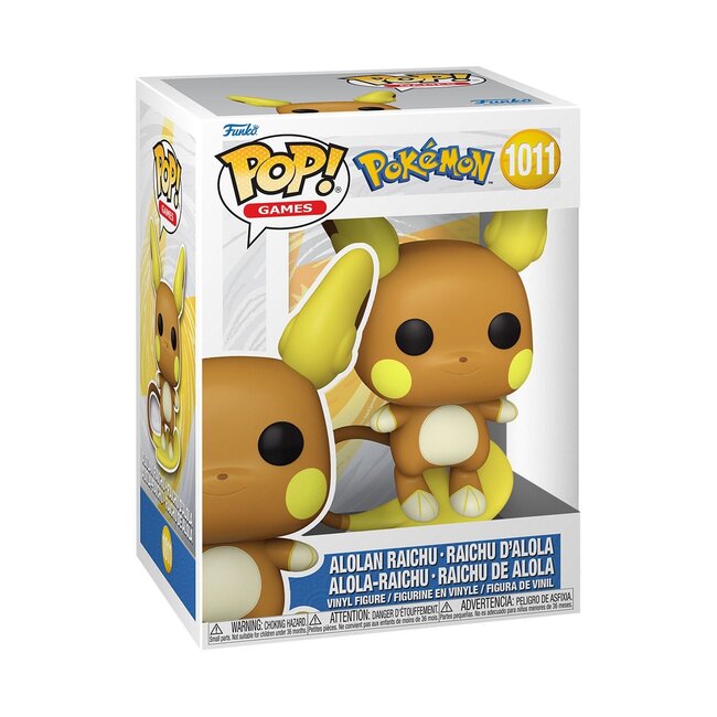 Pokemon POP! Games Vinylfigur Raichu(Alolan)(EMEA) 9 cm