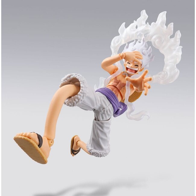 One Piece SHFiguarts Actionfigur Monkey D. Luffy Gear 5 -Future Island Egghead- 15 cm