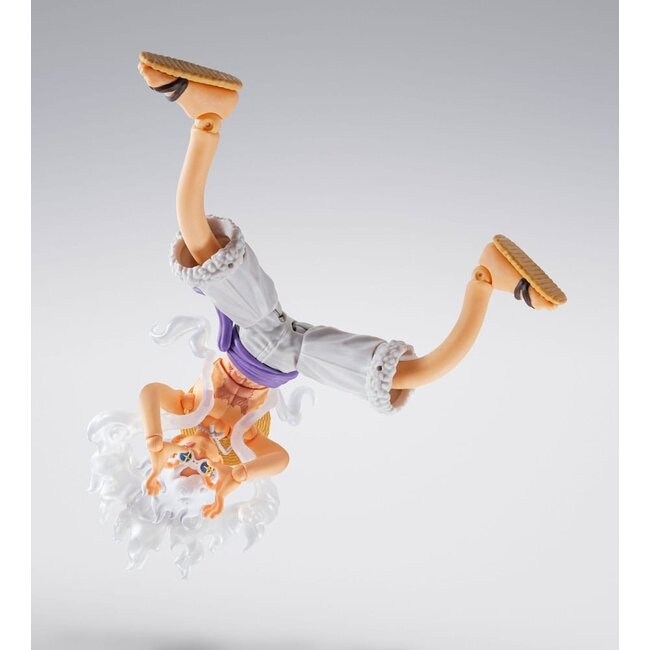 One Piece SHFiguarts Actionfigur Monkey D. Luffy Gear 5 -Future Island Egghead- 15 cm