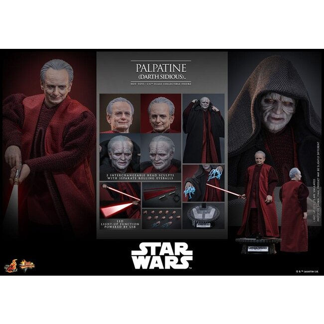 Star Wars: Episode III - Die Rache der Sith Actionfigur 1/6 Palpatine (Darth Sidious) 29 cm