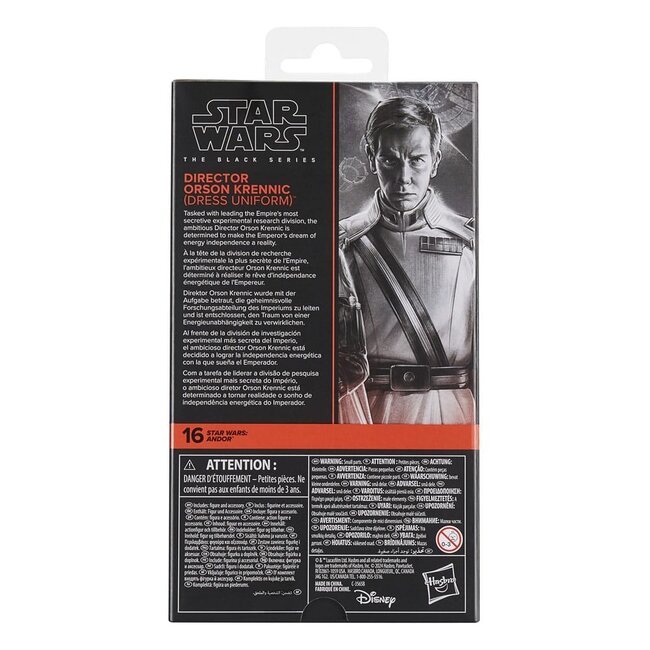 Star Wars: Andor Black Series Actionfigur Regisseur Orson Krennic (Ausgehuniform) 15 cm