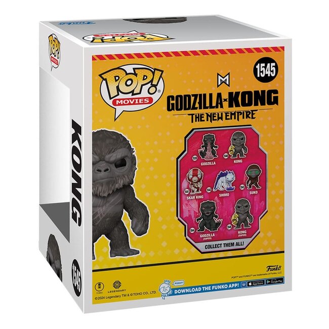 Godzilla vs Kong 2 Übergroße POP! Vinylfigur Kong 15 cm