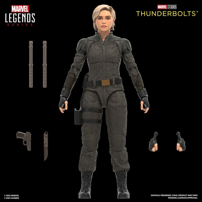 Thunderbolts Marvel Legends Action Figure 2-Pack Yelena Belova & Red Guardian 15 cm
