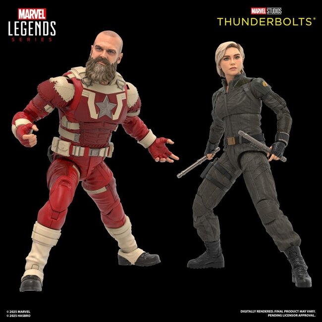 Thunderbolts Marvel Legends Actionfiguren-Doppelpack Yelena Belova & Red Guardian 15 cm