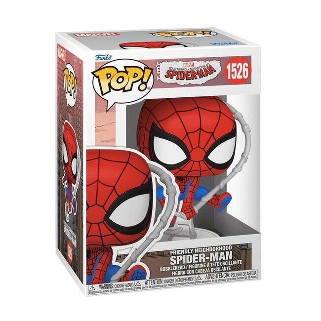 Friendly Neighborhood Spider-Man POP! Vinylfigur Spider-Man (Final Suit) 9 cm