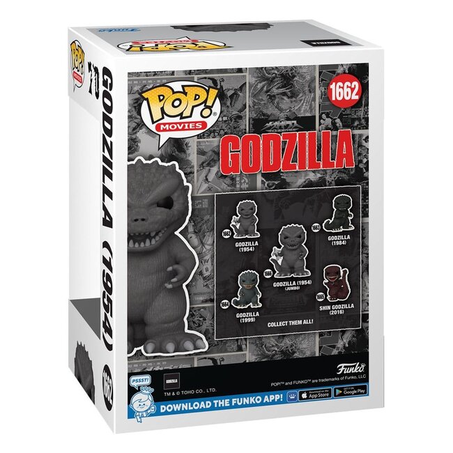 Godzilla 70th Anniversary POP! Movies Vinylfigur Godzilla 1954 9 cm
