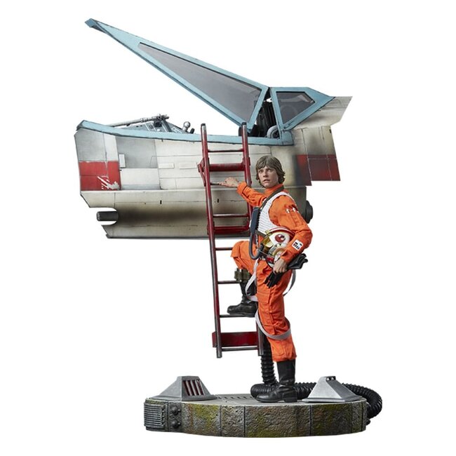 Sideshow Collectibles Star Wars Premium Format Statue Luke Skywalker & X-Wing: Red Five, Standing By 76 cm