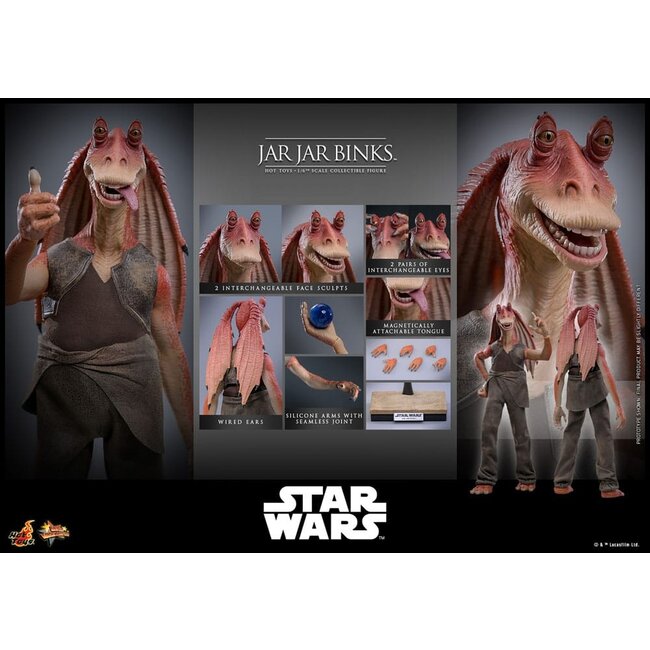Star Wars Actionfigur 1/6 Jar Jar Binks 33 cm
