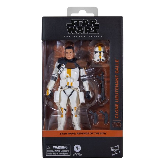 Hasbro Star Wars Episode III Black Series Action Figure Clone Lieutenant Galle 15 cm