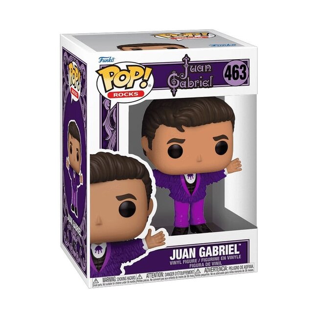 Juan Gabriel POP! Rocks Vinyl Figur Lila Outfit 9 cm